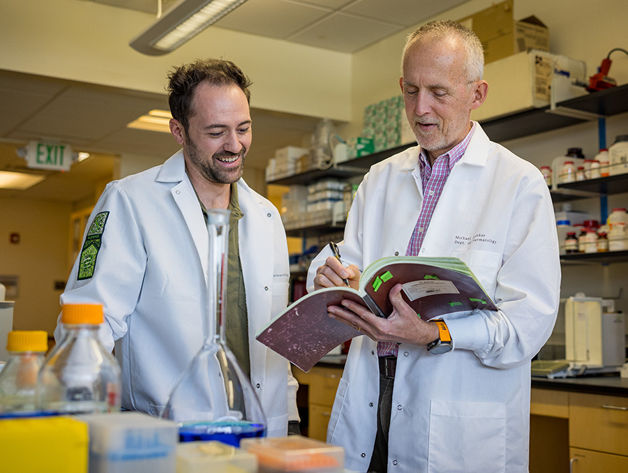 Chase Fiore, Ph.D., in the Harvey Lab at the University of Nevada, Reno School of Medicine